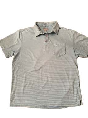 Fish Nippie Co. Polo Collection Stripe Polo Shirt Size M